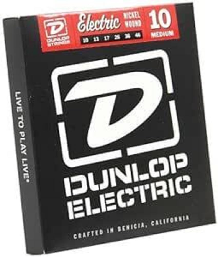 Jim Dunlop DPS10 10 Gauge Plain Steel Electric Guitar E String, Medium (Single)