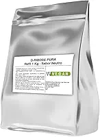 WVegan D-Ribose Pura 1Kg Refil, Sabor Neutro, Vegano, Suplemento em Pó, 200 Doses D Ribose