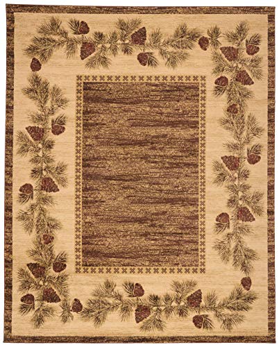 Rugempirerusticlodgepineconeopenfieldarearug96wx118lmulti6708  Urban Country Home Decor Rug empire rustic lodge pine cone open field area rug 96 w x 118 l multi 6708  urban country home decor