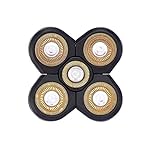 Roziapro Replacement Shaver Head Blade Cutters 5D Floating Shaving Waterproof Electric Razor (Gold)