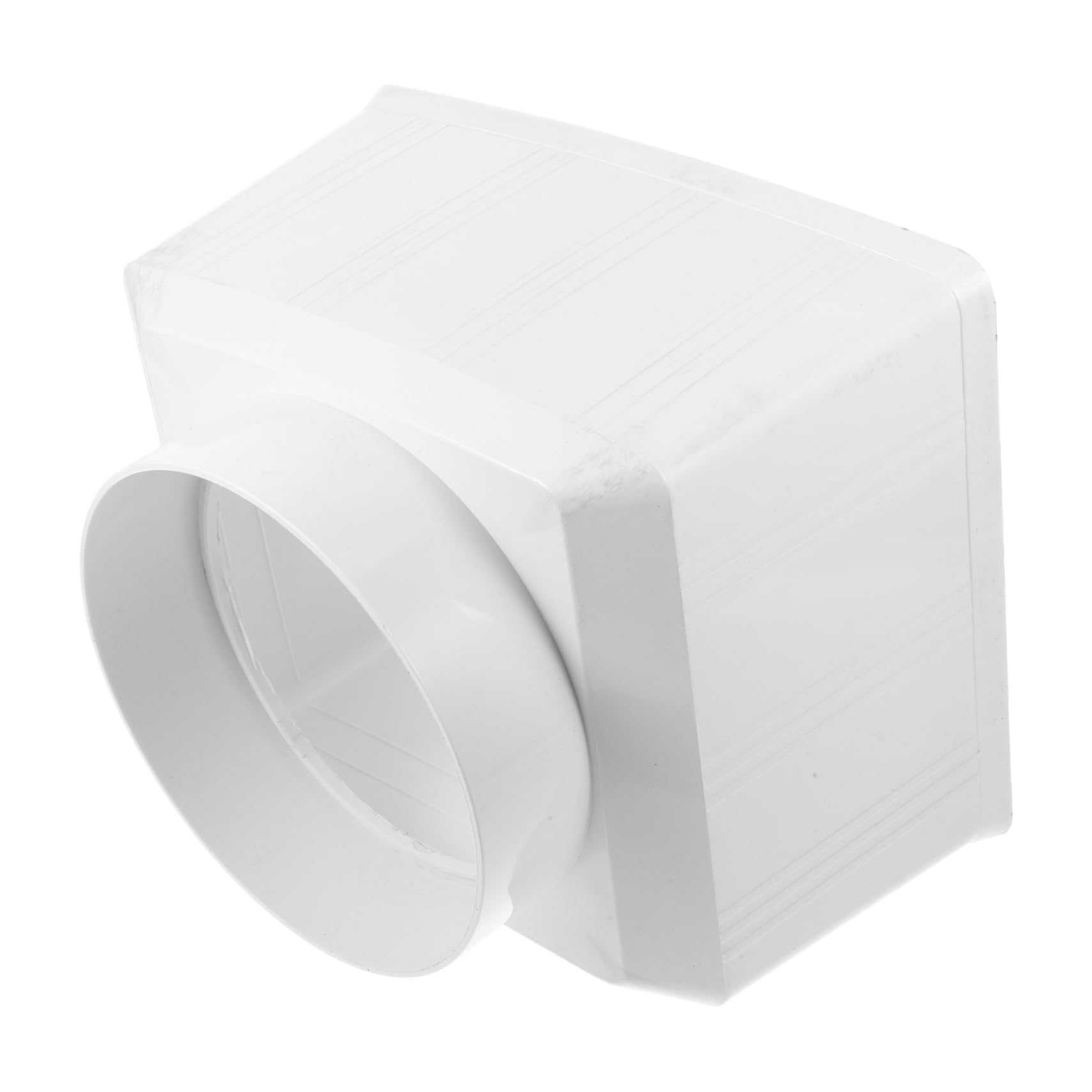 HOMSFOU Conector de Bajante de Pvc Blanco para Canalón Pluvial, Accesorio Resistente que Mejora el Rendimiento y Previene Daños por Agua en Sistemas de Drenaje de Lluvia