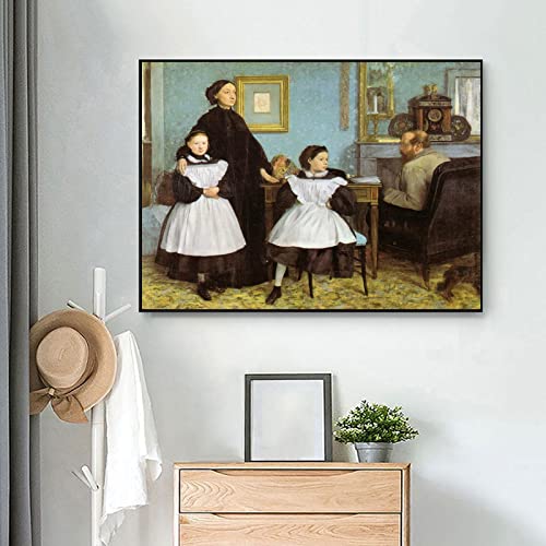 Amazon.co.jp: 有名なエドガー・ドガの壁の芸術《ベレッリ一家