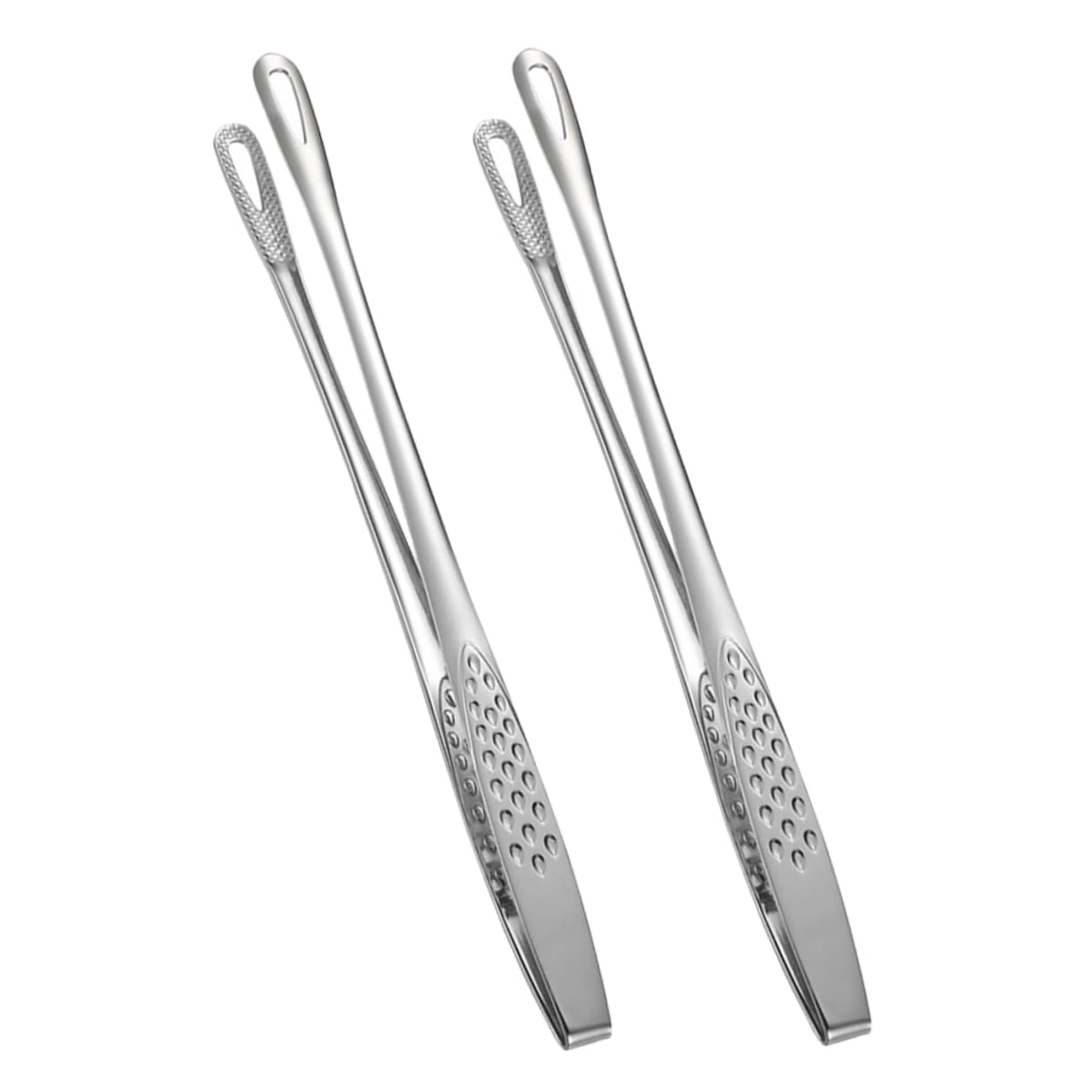 KICHOUSE Set of 2 Japanese Crockery Kitchen Utensils Stainless Steel Spatula Stainless Steel Appetizer Tongs Serving Tongs Kitchen Tongs Bread Tongs Kitchen Serving Tongs Barbecue Tongs Ice Tongs