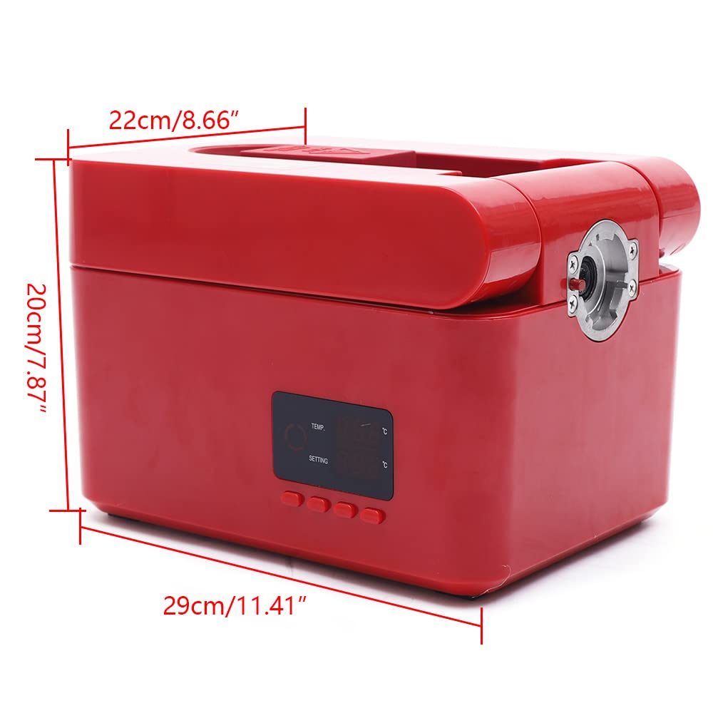 Automatic Oil Press Machine Presser with LCD Touch Screen, Stainless Steel Oil Extractor Expell Machine Intelligent Control Panel for Peanuts, Soybeans, Rapeseed, Walnuts, Sesame (600W)