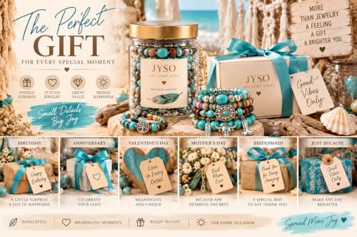 Mystery Jewelry Jar Bundle – premium quality Jewelry Box for Women Gift Set, Unique Birthday Gift for Her (earrings - rings - gold necklace stack - gold bracelet stack - anklets - waist chain - choker necklace) - jewelry sets for women - women's jewelry - unique jewelry - birthday gift set - beach jewelry - turquoise jewelry - Boho - Silver - Image 5