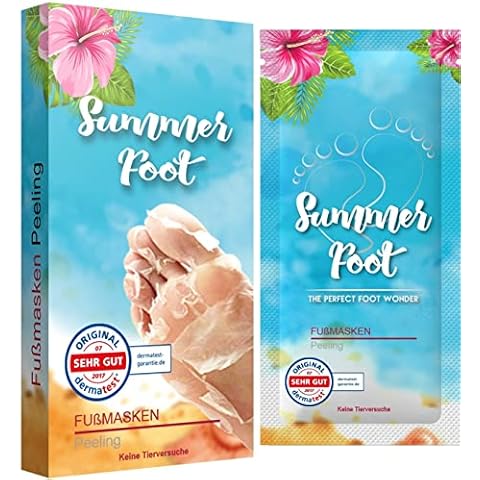 Summer Foot Premium Hornhaut-Socken - Hornhaut Fußmaske - Maske für weiche Füße - effektive Fußpflege - dermatologisch getestet Cover