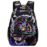 TFEDACVSS TigreNiñoMochilas Mochilas Tipo Casual Animales Escolar Mochila Para Primaria Secundaria Y Bachillerato Niñas Niños Portátil Gran Capacidad One Size