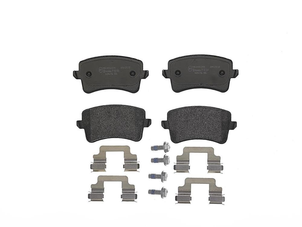 Brake Pads Set fits AUDI A5 8F, 8T3, 8TA 2.0D Rear 13 to 17 Brembo 8K0698451 New
