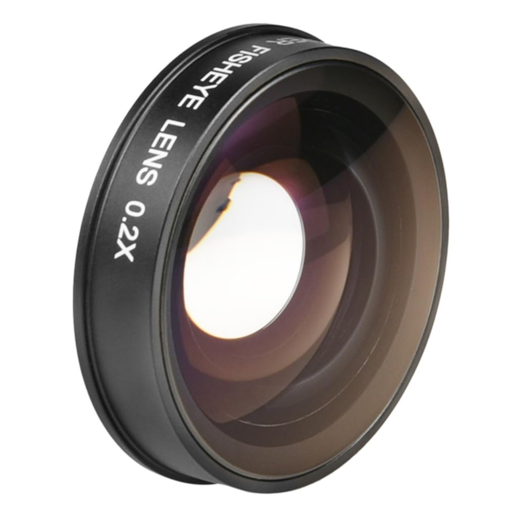 Obiettivo grandangolare 37MM 0.2x Fisheye per fotografia sportiva della macchina fotografica di azione