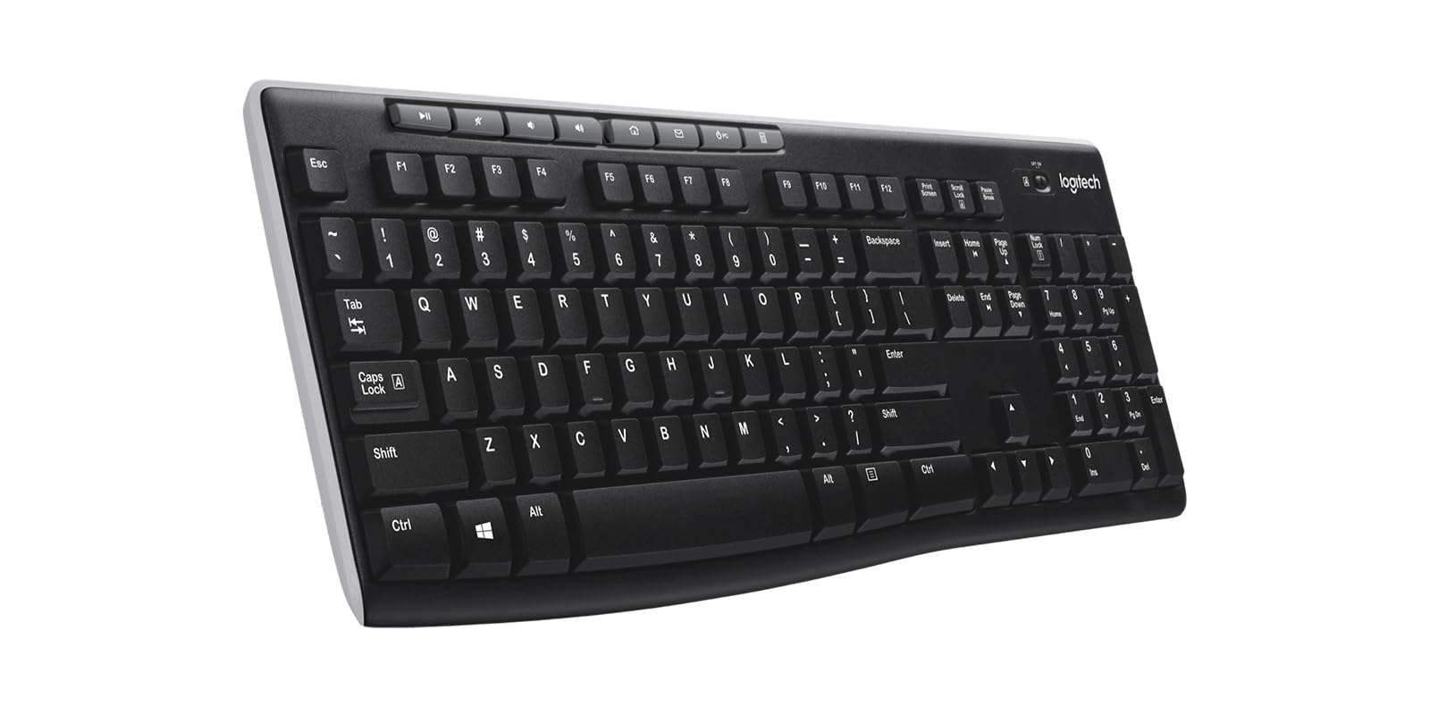 Logitech K270 Rf Wireless Qwertz German Black