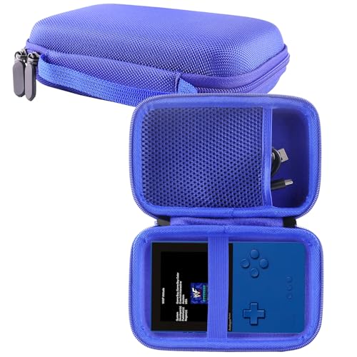 Image of Hard Carrying Case Compatible with RG40XX V Handheld Game Console RG 40XXV,Analogue Pocket Handheld Game Console (Case Only) (blue)