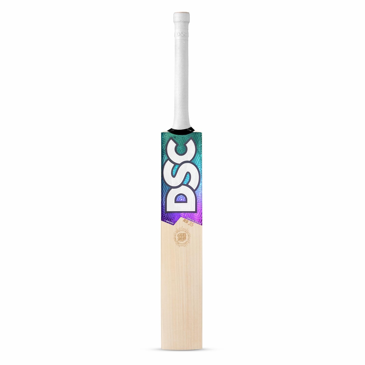 DSC RS 35 God's Plan Cricket Bat | Limited-Edition | Superior Performance & Durability | Powerful Pickup | for Professional Play | Material: English Willow Wood | Color: Multicolor|-image-12