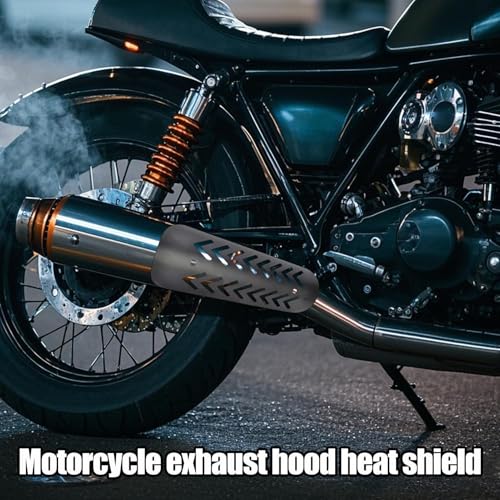 Escudo térmico para tubo de escape de moto ideal para rutas de touring y viajes 8