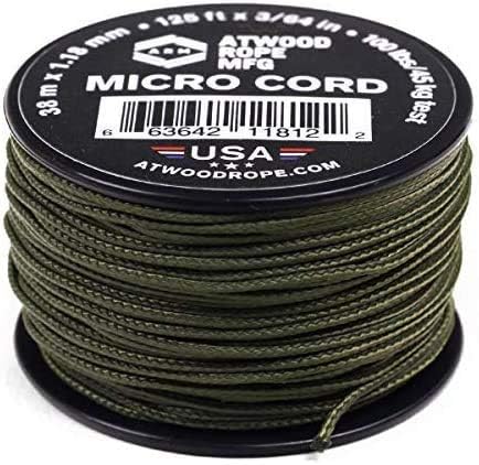 - Micro Utility Cord Reusable Spool | Tactical Nylon/Polyester Fishing Gear, Jewelry Making, Camping Accessories