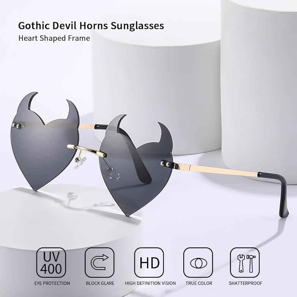 小物 GOD ONLY KNOWS HEART LOGO SUNGLASSES HEART LOGO