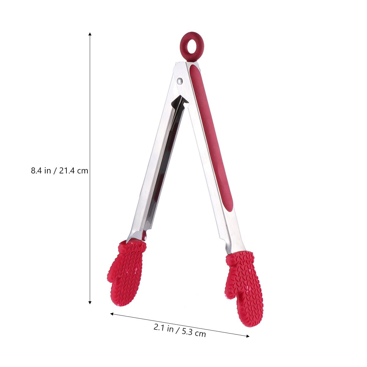 Hemoton Edelstahl-Servierzange – Multitool Für Grill, Pizza, Brot & Küche, 21 Cm
