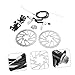 Happyyami 1 Set Disc Brake Bike Brake Accessories Se Bike Accessories Front and Back Disk Kit Brake Lever Se Bike Parts Rolators Mountain Bike Hydraulic Brakes Plastic Lightweight Socket