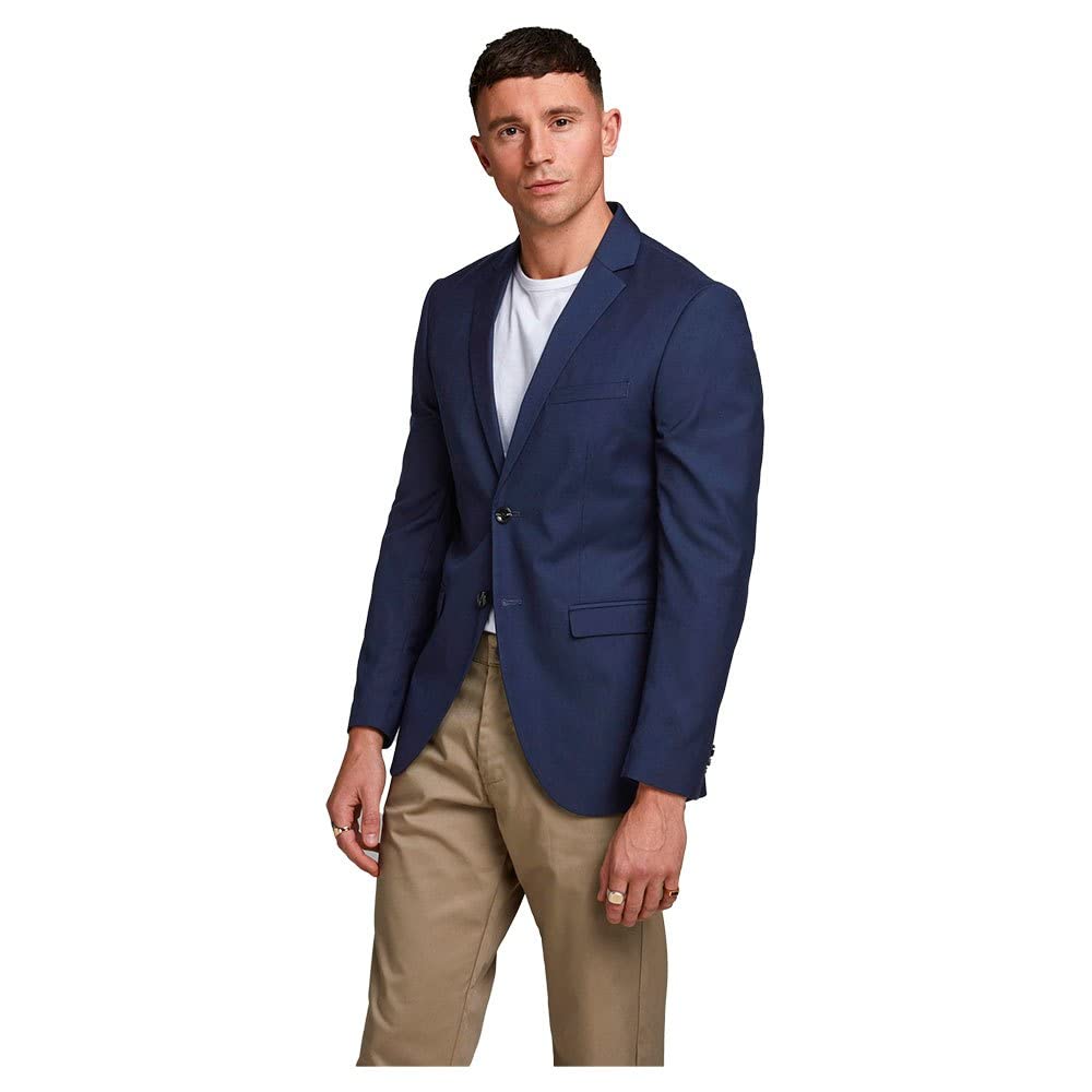 Jack & Jones Men's Jprfranco Noos Blazer Business jacket, Dark Navy, 56 UK