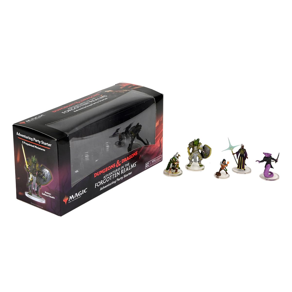 WizKids Magic: The Gathering Miniatures: Adventures in The Forgotten Realms – Aventura Partido iniciador – Juego de Figuras prepintadas