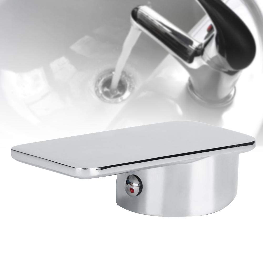 Maniglia Rubinetto Bagno In Lega Di Zinco - Cromata, 50mm | Per Sostituzione, Design Moderno - Foto 8