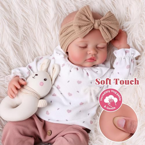 Muñeca Reborn Bebé Realista de 20 Pulgadas para Niñas miniatura 5