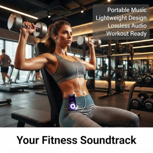 Image of Drumstone Portable MP3 MP4 Music Player with 1.8 inch LCD Screen | Video Playback | USB Rechargeable | Lossless Audio Player | Supports Memory Card | Pocket Music Player
