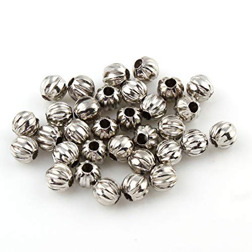 Perlin - 450 Silver Filigree Metal Round Beads, 5 mm, Pack of 450 - Image 3