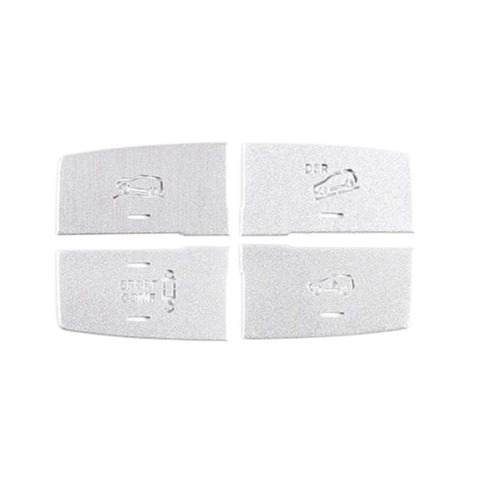 Car Interior Sticker Car Control Multimedia Suspension Adjustment Button Sticker for Benz for ML for GL for GLE for GLS for X166 2012-2019(Style E)