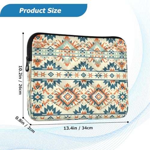 Funda para portátil 13-14 pulgadas patrón azteca impermeable miniatura 3