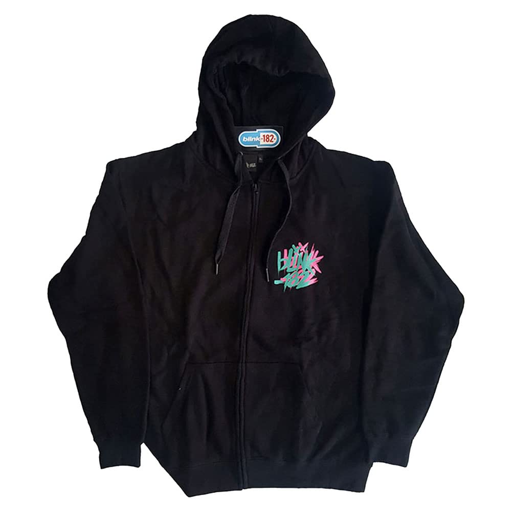 Paradiso Clothing Unisex Black Paradiso Blink-182 Double Six Arrow Smile Hoodie - M