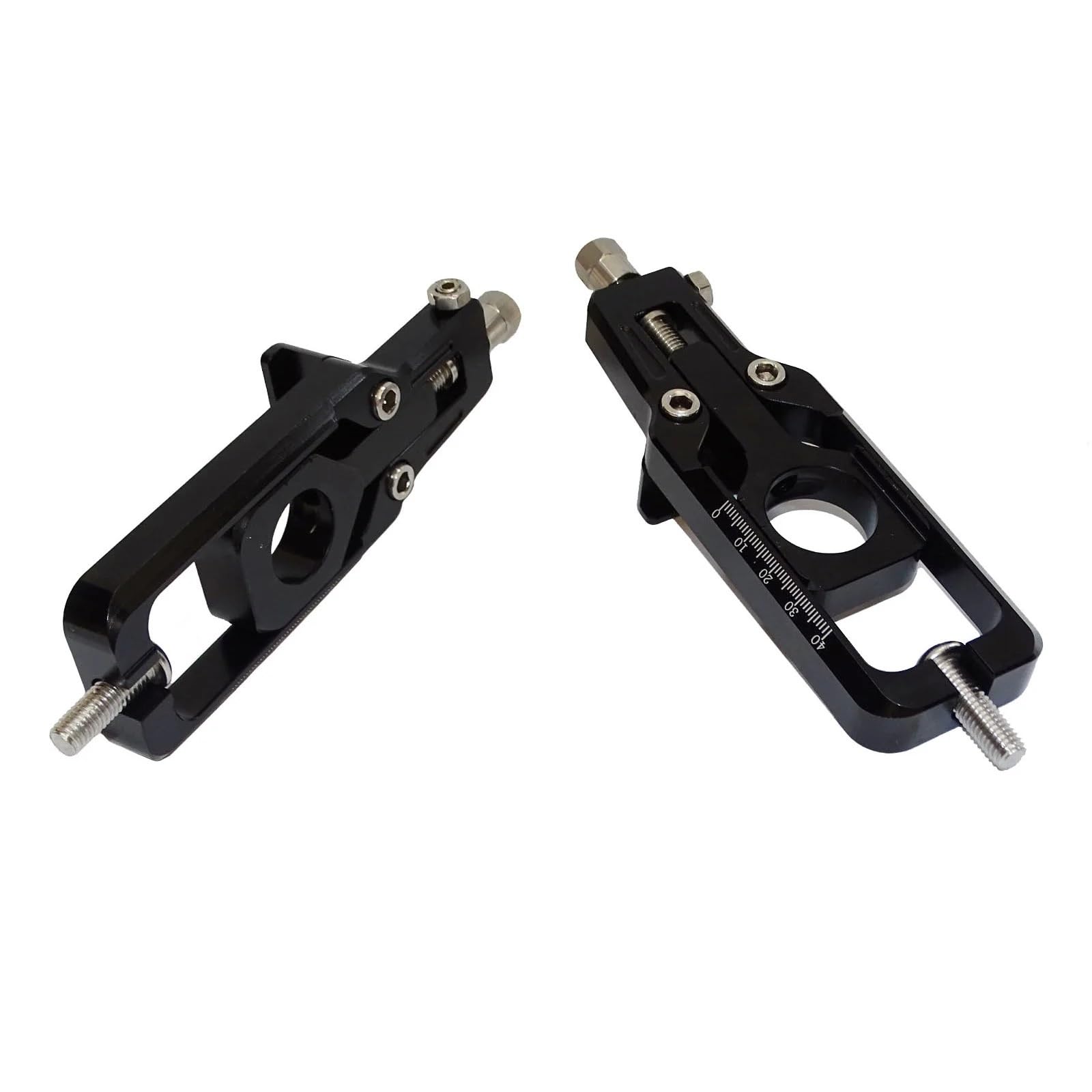 Ajusteur de Chaîne Ajustement pour Honda CBR600RR F5 2007-2025 CBR1000RR pour Fireblade SC57 2008-2016 ajusteurs de chaîne de blocs d'essieu Tendeur de Chaîne de Réglage de