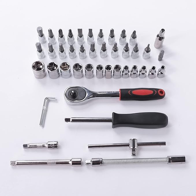 ShopiMoz 46 in 1 Pcs Multi-Purpose Tool Kit | Screwdriver and Socket Set Combination Tool Case 4