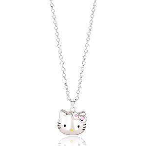 Collana Con Ciondolo Gatto - Catena 50 Cm Argento | Per Bambine E Ragazze | Regalo Perfecto Per Amanti Dei Gatti - Foto 2