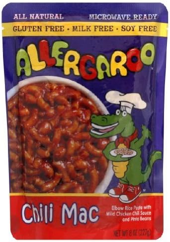 Allergaroo Chili Mac, 8-Ounce Pouches (Pack of 6)