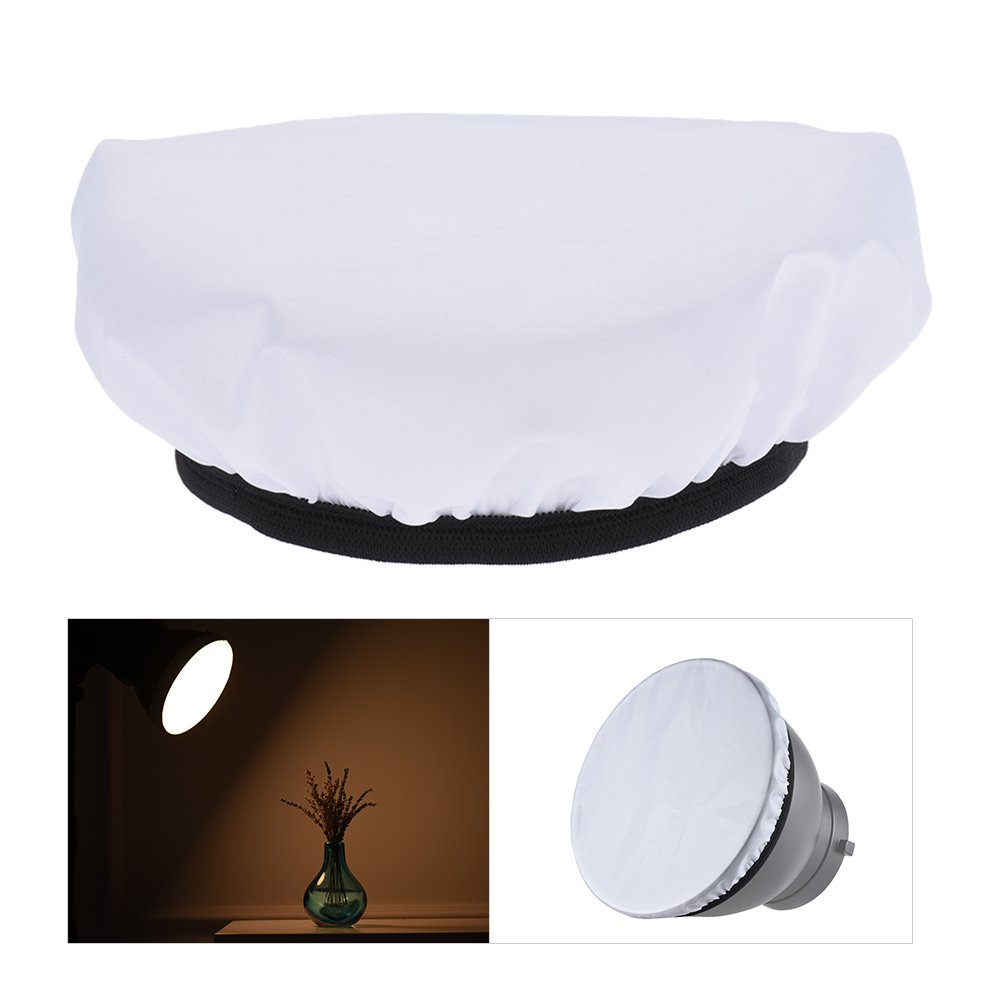 Andoer Fotografia Panno Morbido Diffusore per 7inch/18cm Fotografia Flash Reflector