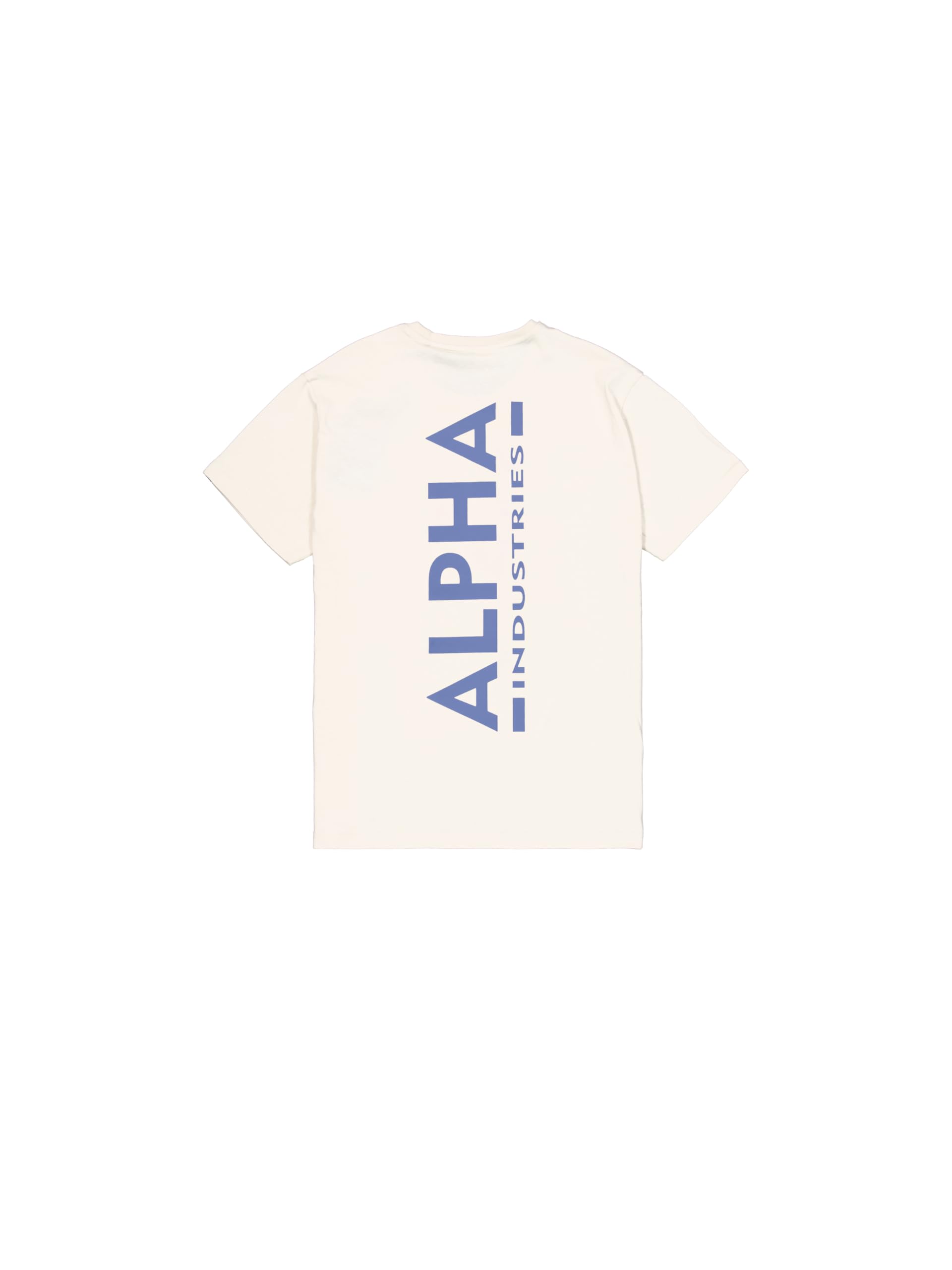 Alpha Industries Herren Backprint T-Shirt, Vintage White, XL – Ansicht 2
