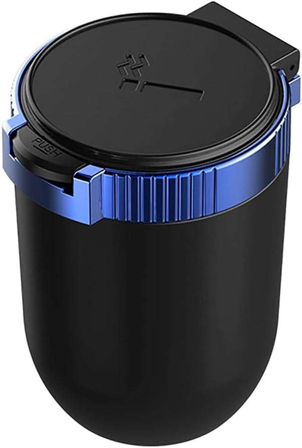 Car Ashtrays, for Mitsubishi Outlander RVR Sport Pajero Proudia Portable Travel Detachable Smokeless Self Extinguishing Cigaretteashtray, Auto Accessories,A-Blue