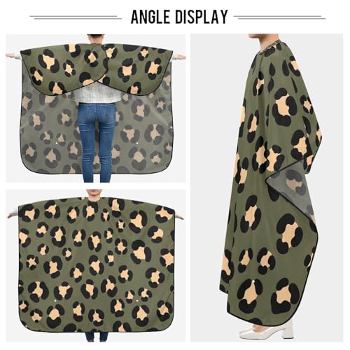 Capa de barbero impermeable ajustable para hombres miniatura 5