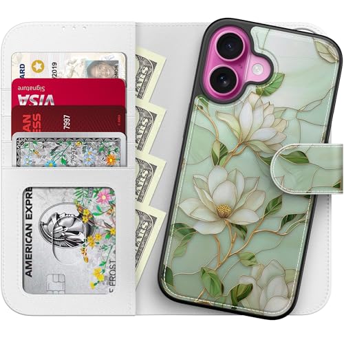 LUHOURI for iPhone 16 Plus Case Wallet - Wireless Charging Compatible - image 1