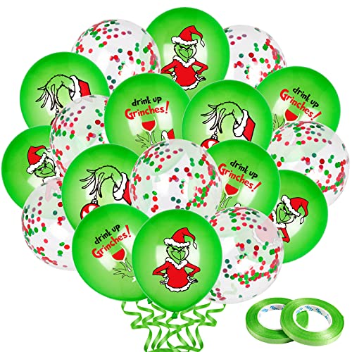 Christmas Grinch Balloons