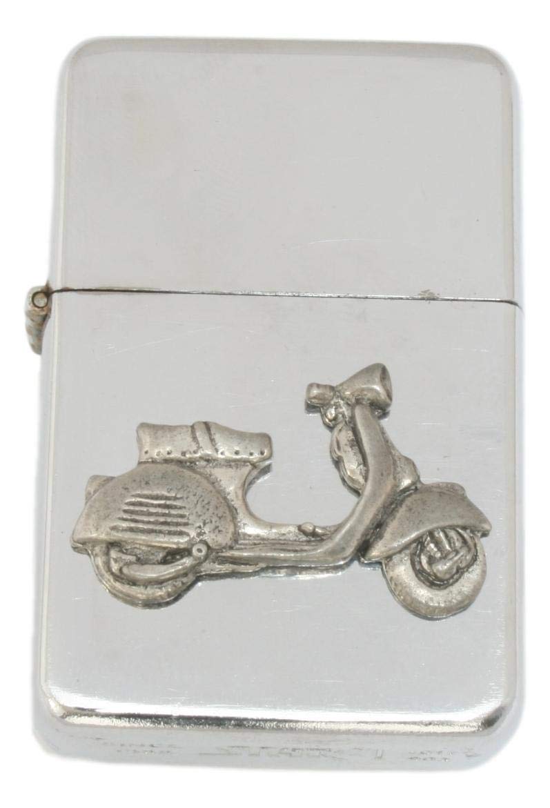 Italian Scooter Lighter Windproof with Free Engraving Gift 384