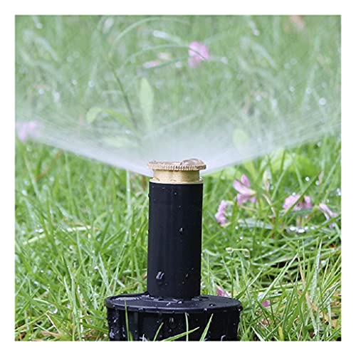 FIDALIKA 1pcs Adjustable Garden Spray Nozzle, 90/180/360 Degree Pop Up Sprinklers Plastic Lawn Watering Sprinkler Head (Size : 360 degree)