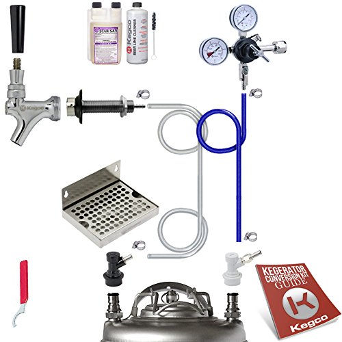 Kegco EBUCK-BLCP-NT Ultimate Door Mount Kegerator Keg Home Brew Conversion Kit Ball Lock