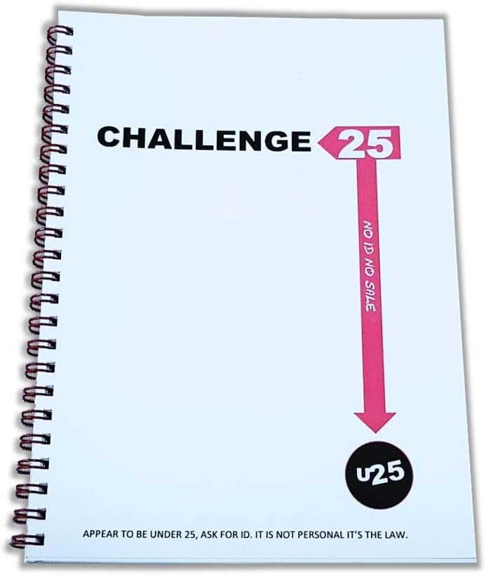 Challenge 25 (Record of Restricted Item Sale) (Dispatch Within 24 Hours ...
