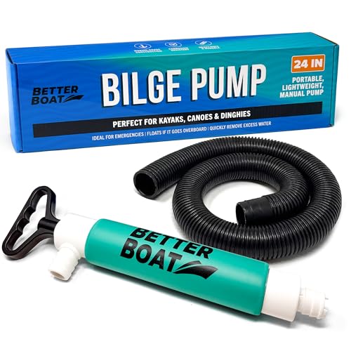 Manual Bilge Pump for Kayak Canoe Dinghy, Handheld...