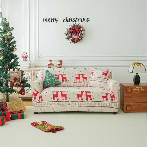 Funda Sofa 3 Plazas Animales Rojos Funda De Sofá Elástica En Spandex,Antideslizante,Protector Sofa Gatos Arañazo Y Perros Mascotas,Funda Sofá Estampadas