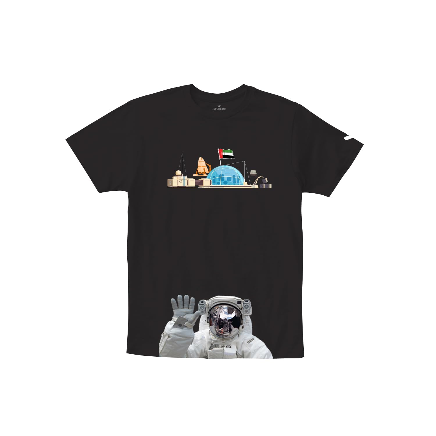 Just AdoreUAE Space Kids T-shirt,UAE Space for kids,UAE Space printed tshirt