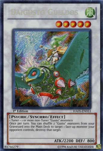 YU-GI-OH! - Daigusto Gulldos (HA05-EN053) - Hidden Arsenal 5 - 1st Edition - Secret Rare