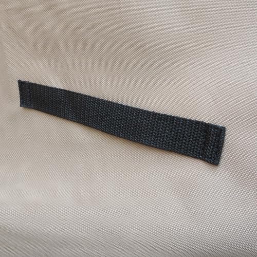 Garden Chair Covers Waterproof,Outdoor Patio Furniture Chair Protective Storage Cover, Heavy Duty Stacking Chair Cover Fits up to 32??D x32??W x 40.5??H,Khaki GS628