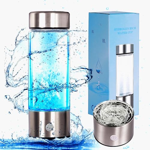 Hydrogen Water Bottle,Portable Hydrogen Water Generator Machine, Improve Water in 3 Minutes Quick...